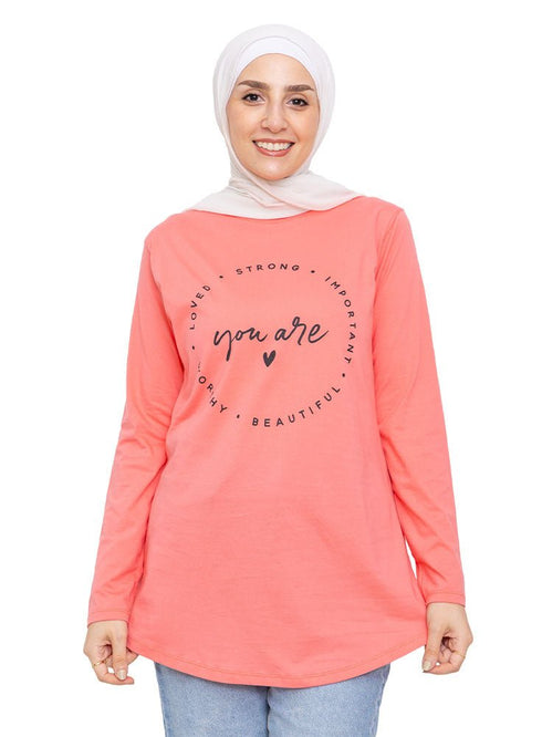 Bubblegum Printed Long - Sleeve Design 6 - Khotwh
